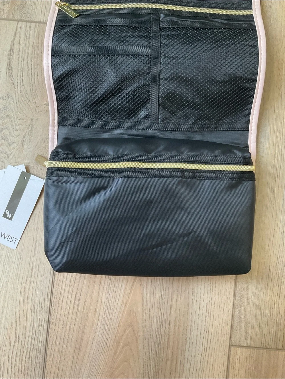 NWT Nine West Hanging Travel Toiletries Organizer Y2K Retro Pastel Pop Girly